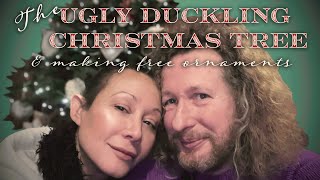 UGLY DUCKLING TREE  Reviving a Live Christmas Tree amp Free Ornaments [upl. by Brawley222]