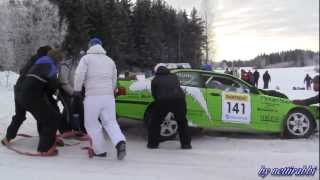 RAMIRENT Mäntsälä Ralli 2013 Action amp Crash [upl. by Trotter]