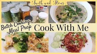 Cook With Me  Meal Prep  Batch Cooking  Cook Once Eat All Week [upl. by Burger]