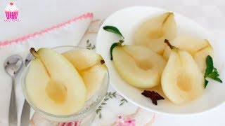 Receta fácil Dulce de Peras en Piloncillo o Panela  Peras en al Mibar 😋🍐 [upl. by Irme485]