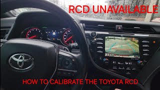 RCD Unavailable on Your Toyota How to Calibrate The RCD [upl. by Willard]