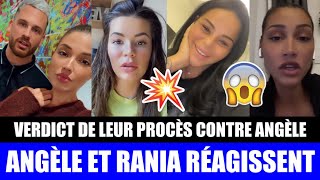 RAPH ET TIFFANY ANNONCE LE VERDICT DE LEUR PROCÈS SARAH FRAISOU JUBILE ANGELE amp RANIA RÉAGISSENT [upl. by Ahsinid]