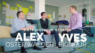 Entrepreneur stories  Alexander Osterwalder amp Yves Pigneur créateurs du Business Model Canvas [upl. by Artied208]