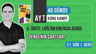 📍DENGENİN ŞARTLARI l 21GÜN 1 DERS l AYT KONU ANLATIM KAMPI [upl. by Etty]