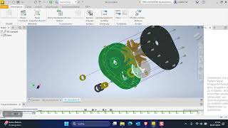 Inventor 2025  Explosionszeichnung für ein MalteserKreuzradgetriebe [upl. by Razid]