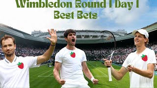 Wimbledon Round 1 Day 1 Best Bets And Breakdown [upl. by Stoughton]