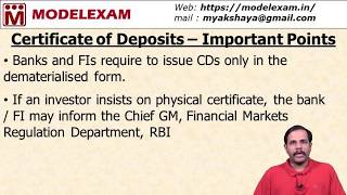 What are Certificate of Deposits  Demat Redemption Min Amount RBI Norms Explained [upl. by Liauqram]