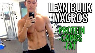 The Easiest Way to Calculate Your Lean Bulk Macros Step By Step [upl. by Eycats710]