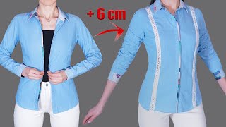 How to upsize a shirt or blouse to fit you perfectly [upl. by Wini]