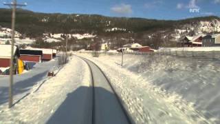 Cab Ride Norway  Trondheim  Bodø Winter Nordland Line [upl. by Krueger]