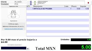 Como hacer una Factura directa Punto de Venta MyBusiness POS v20 [upl. by Ellis529]