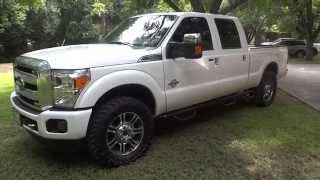 2013 Ford F250 Super Duty Platinum Powerstroke Review [upl. by Billmyre]