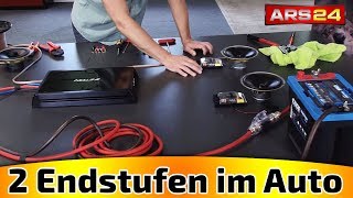 2 Endstufen richtig im Auto verbauen  Tutorial  ARS24 [upl. by Riatsala]