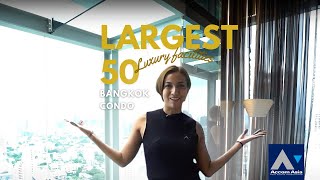 Touring LARGEST 50 luxury facilities  Bangkok condo [upl. by Ylnevaeh]