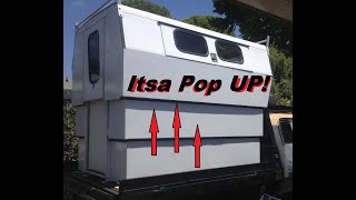 How to Build a Camper a Pop Up on the Back of a Truck Living in a Camper and DIY Camper Ideas [upl. by Cohl]