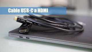 Cable USB C a HDMI de Choetech Análisis en Español [upl. by Arihs]