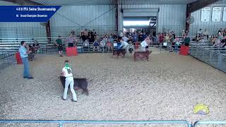 Howard County Fair  4H Swine Showmanship [upl. by Adis]