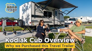 Indepth look at our brand new Dutchmen Kodiak Cub travel trailer 2021 model 177RB [upl. by Hamlani]