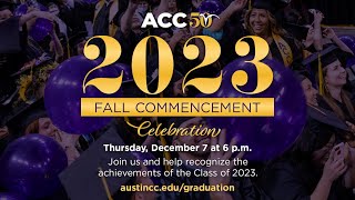 ACC Fall 2023 Commencement [upl. by Rasecoiluj538]