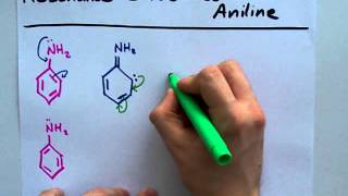 Resonance Structures of Aniline [upl. by Aphrodite254]