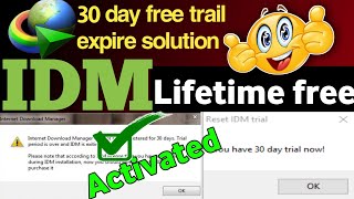 idm has not been registered for 30 days trial period is over solution  how to use idm after 30 days [upl. by Friedland]