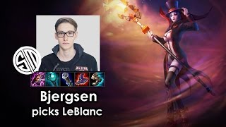 Bjergsen picks LeBlanc [upl. by Ev442]