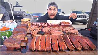 ATTEMPTING THE BIGGEST BBQ EATING CHALLENGE IN PHOENIX Joel Hansen [upl. by Yerffe]