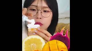 Eat mix fruit 🍇 🥝🍒🥭🍊🍓🍋eating mukbang [upl. by Ricardo616]