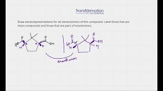 How To Draw All Stereoisomers Of A Molecule And Label Meso Compounds with example ORGO Made Fun [upl. by Occer321]