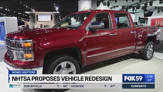 NHTSA calls for redesign of large SUVs and pickups [upl. by Nepets]