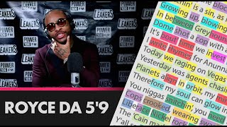 Royce da 59 freestyle on LA Leakers  Lyrics Rhymes Highlighted 267 [upl. by Kos832]