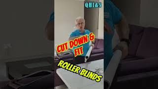 How to Cut Down amp Install a Roller Blind DIY Guide SHORTS [upl. by Niboc]