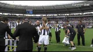 Lultimo saluto di Pavel Nedved ai tifosi bianconeri allo stadio [upl. by Layney]