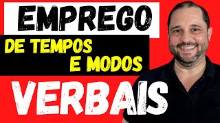 CEBRASPE  EMPREGO DE TEMPOS E MODOS VERBAIS [upl. by Arved]