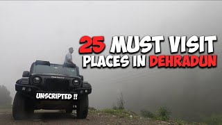 25 MUST VISIT PLACES IN DEHRADUN  A SHORT DRIVE WITH ME  UNSCRIPTED AKSHANSHU ASWAL [upl. by Christianson394]