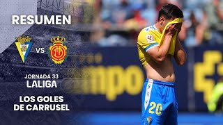 El Cádiz empata y pierde el tren de la permanencia  Goles del Cádiz 1  1 RCD Mallorca [upl. by Reham]