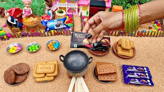 Miniature All Biscuits Chocolate Cakes Recipe  All Biscuits Chocolate Dosa  PanCakesBirthday Cake [upl. by Knarf94]