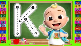 How to Write Letter K for Kids  ABC for Toddlers Preschool Alphabet for Kids [upl. by Georgianne291]