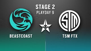 Beastcoast vs TSM FTX  North American League 2022  Stage 2  Playday 9 [upl. by Oah]