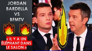 🔥Jordan BARDELLA Contre les Journalistes de BFMTV CLASH🔥 [upl. by Derreg]