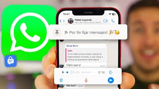 Actualización de WhatsApp SOLO para iPhone 🔥 ¡Novedades increíbles [upl. by Eem891]