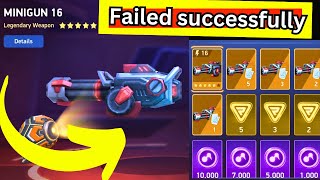 Successfully failed mech arena minigun event crate rush  mech arena event crate rush opening [upl. by Carilla]