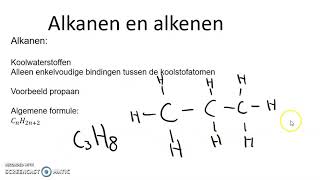 Uitleg alkanen en alkenen [upl. by Eetse]