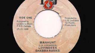 LOVINDEER amp SHABBA RANKS  Manhunt  Version  JA 7quot TSOJ 1990 [upl. by Ddat968]