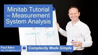 Minitab Tutorial  Measurement System Analysis [upl. by Asirem]