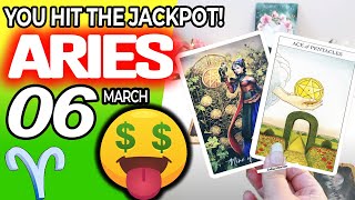 Aries ♈️🤑 YOU HIT THE JACKPOT💲💲 horoscope for today MARCH 6 2024 ♈️ aries tarot MARCH 6 2024 [upl. by Dall356]