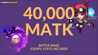 40k MATK Equips with Ancient MapleStoryM 楓之谷m [upl. by Ssur]