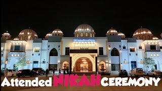 Attended Nikah Ceremony In My Family  Muslim Wedding Vlog [upl. by Citron]