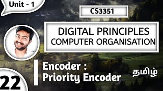 Priority Encoder in Tamil Encoder CS3351 Digital Principles and Computer Organization in Tamil [upl. by Notniw640]