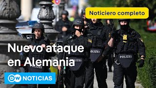 DW Noticias 5 de septiembre policía abate hombre armado en el centro de Múnich [upl. by Eihs]